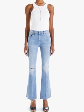 Mother The Weekender Fray Jeans in Dreamer Size 25